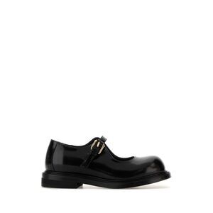 Moschino Women Black Leather Olivia Ballerinas